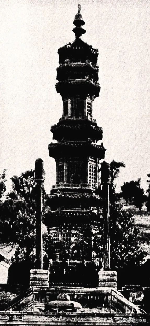 画说丨百年前德国建筑师镜头下的北京宝塔
