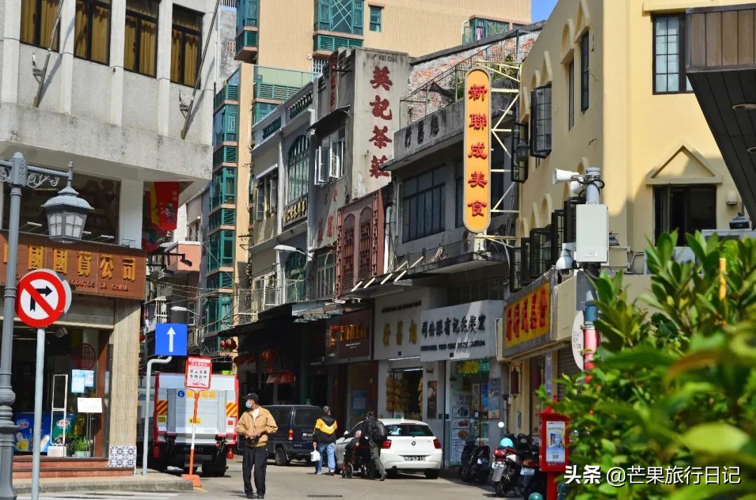昔日繁华的澳门如今人少,澳门旧街