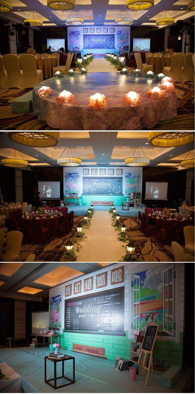 婚礼策划婚礼布置婚车装饰,校园婚礼婚庆布置流程