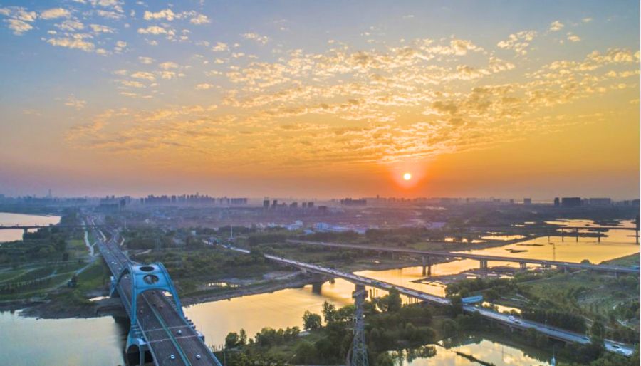 大美武湖图片,武湖烟涨