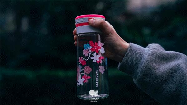 星巴克最新樱花杯,星巴克2019樱花季杯子