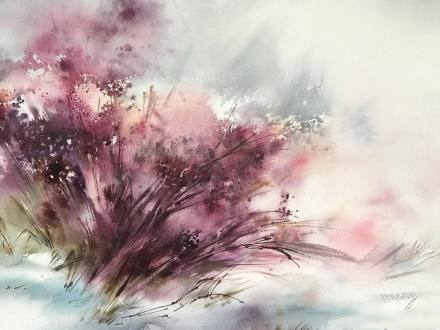 水彩表达情绪,水彩积极向上的画