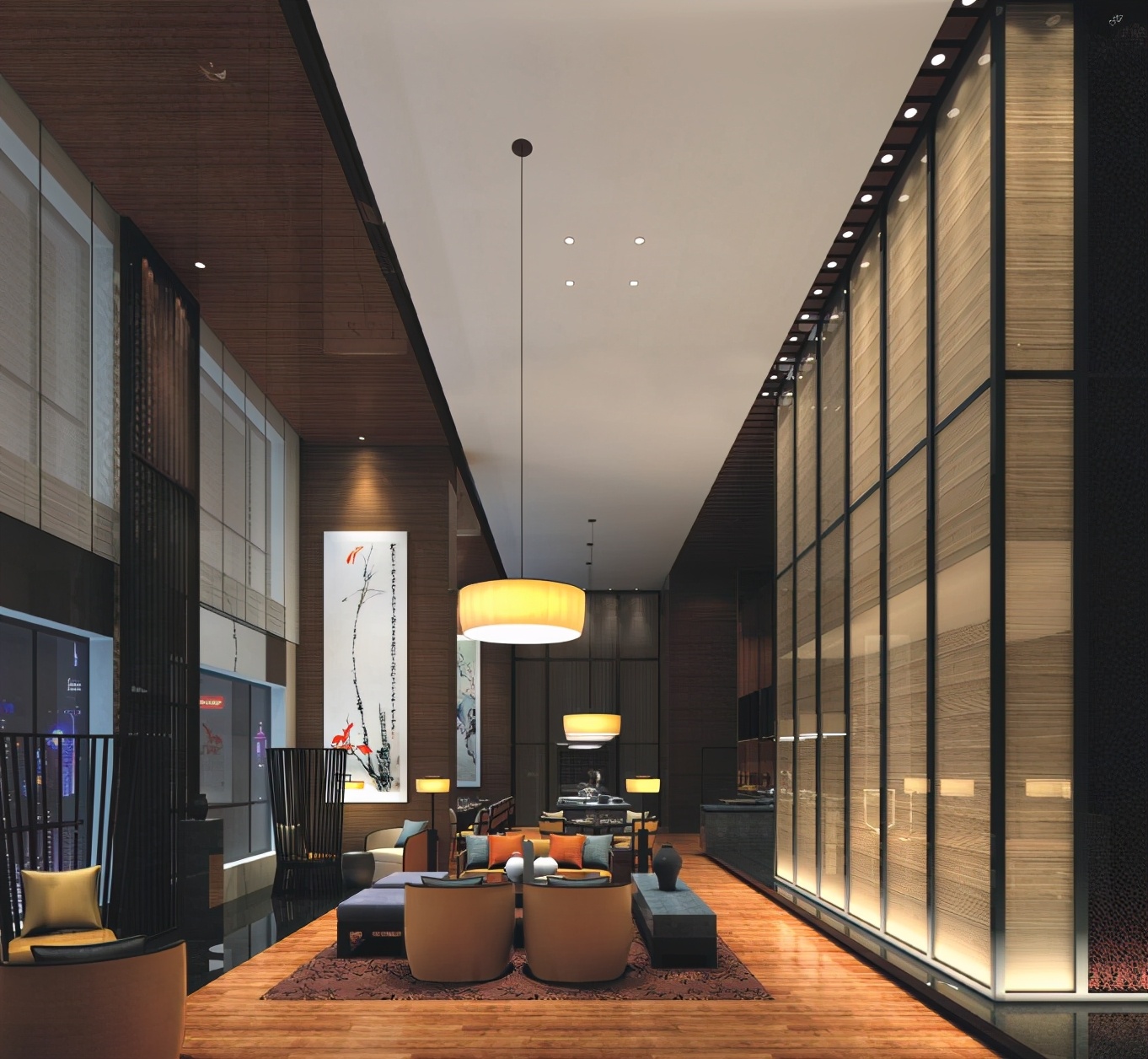 西南星级酒店设计效果图,成都酒店设计效果图