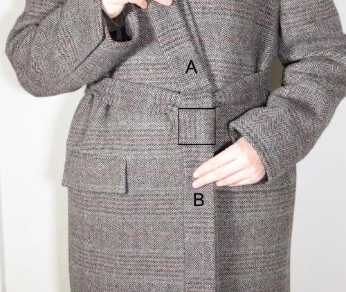 大衣腰带显瘦,大衣腰带的7种系法简单