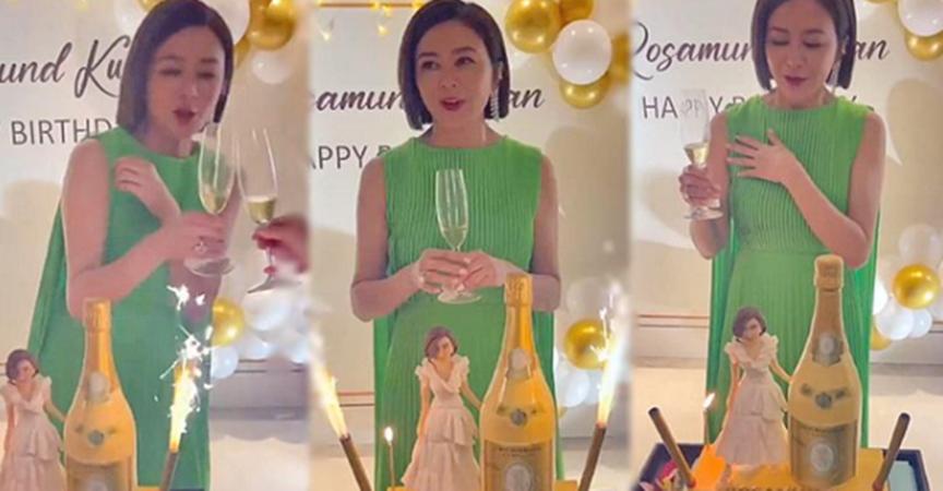 关之琳最近晒出庆生照,关之琳生日艺拍