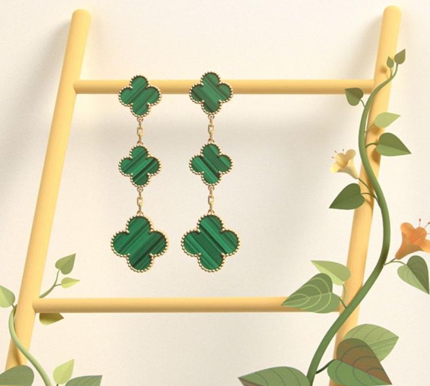 幸运之神四叶草,四叶草项链各种颜色寓意