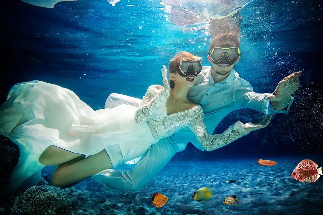 引爆星城!三亚仙气十足的水下摄影来长沙啦~湖南卫视率先取景