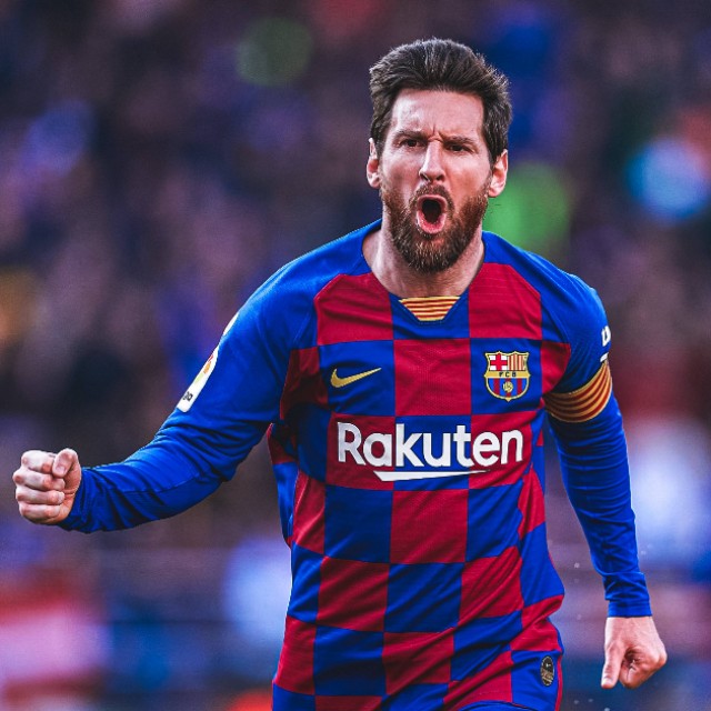 十大足坛前锋梅西,当今足坛第一人梅西