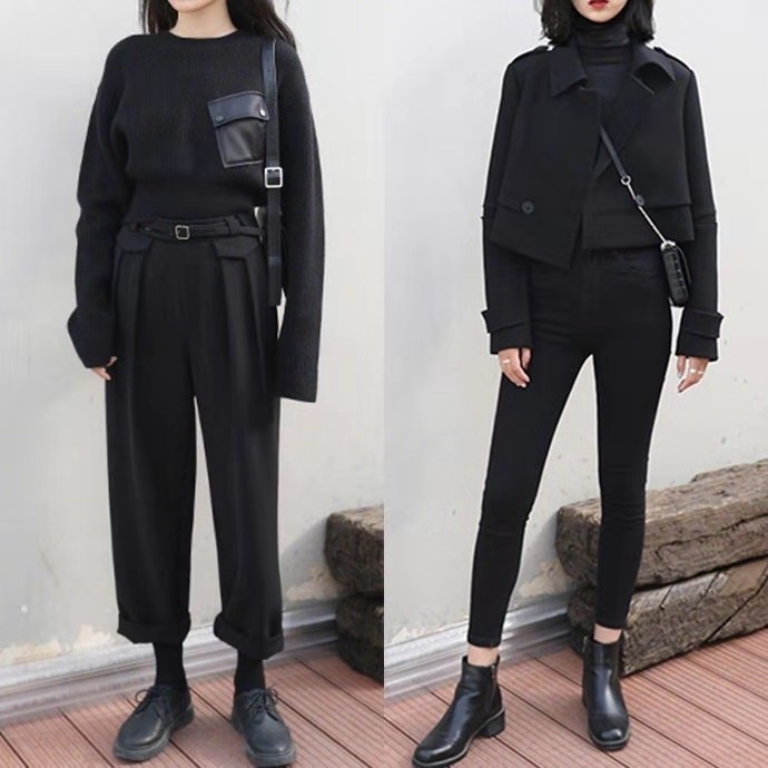 穿黑色衣服特别难看,适合夏天穿的黑色系穿搭