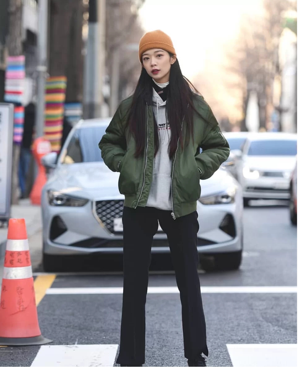 穿搭韩国小姐姐日常穿搭look,来看看韩国小姐姐穿搭