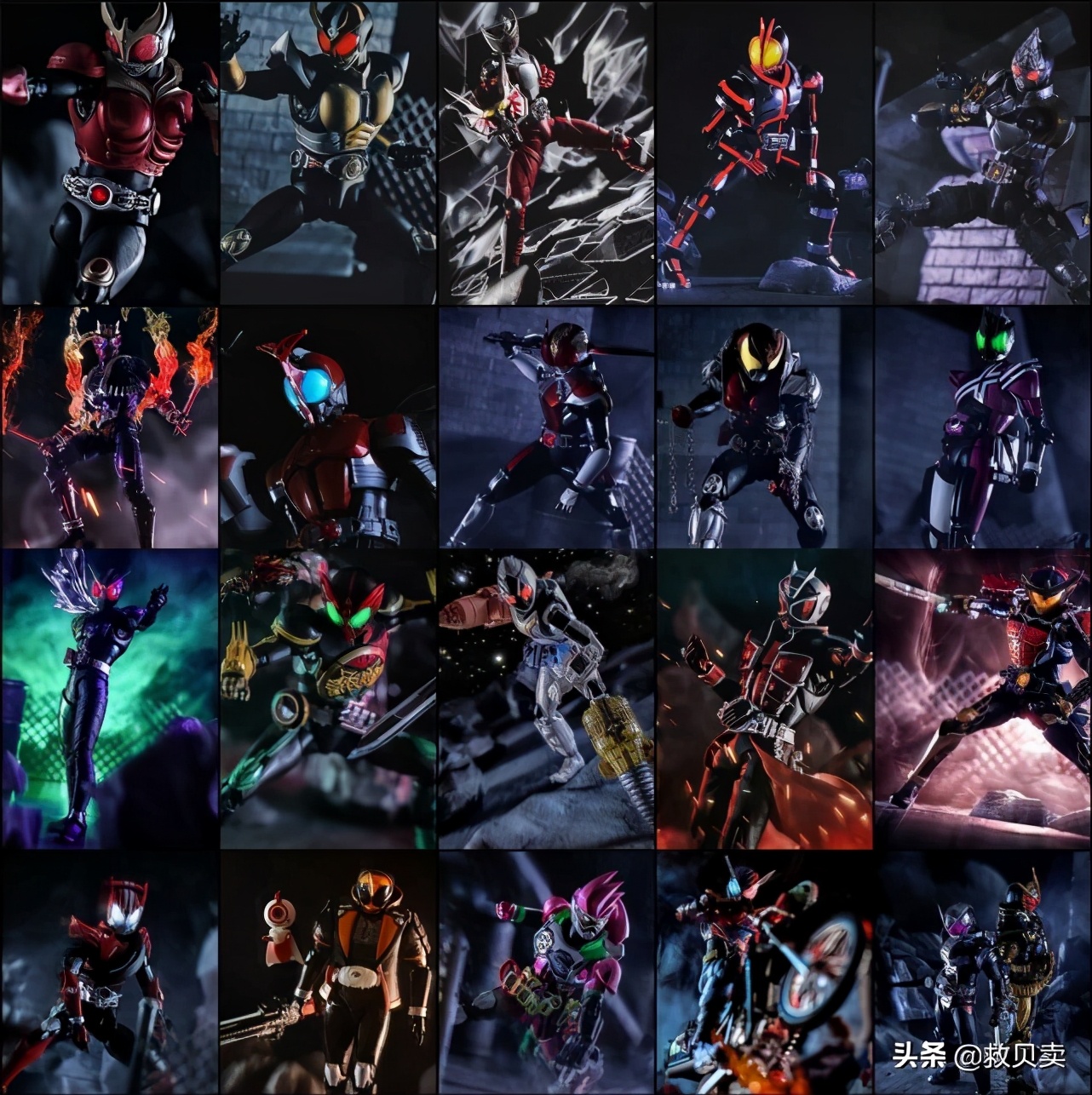 假面骑士逛漫展cosplay,假面骑士手办展示怎么摆