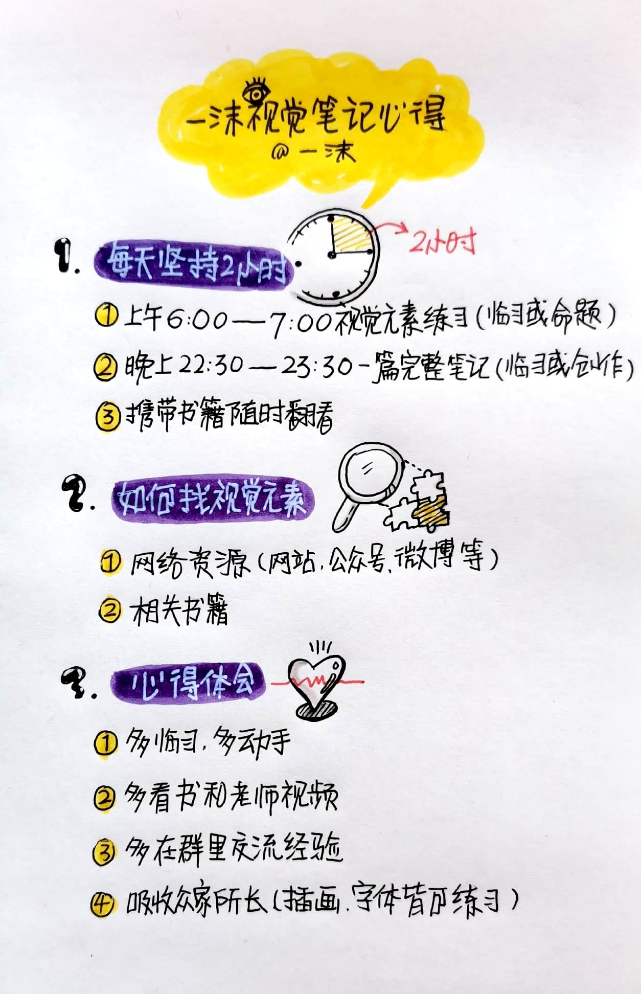 视觉笔记术免费阅读,视觉笔记100个技巧