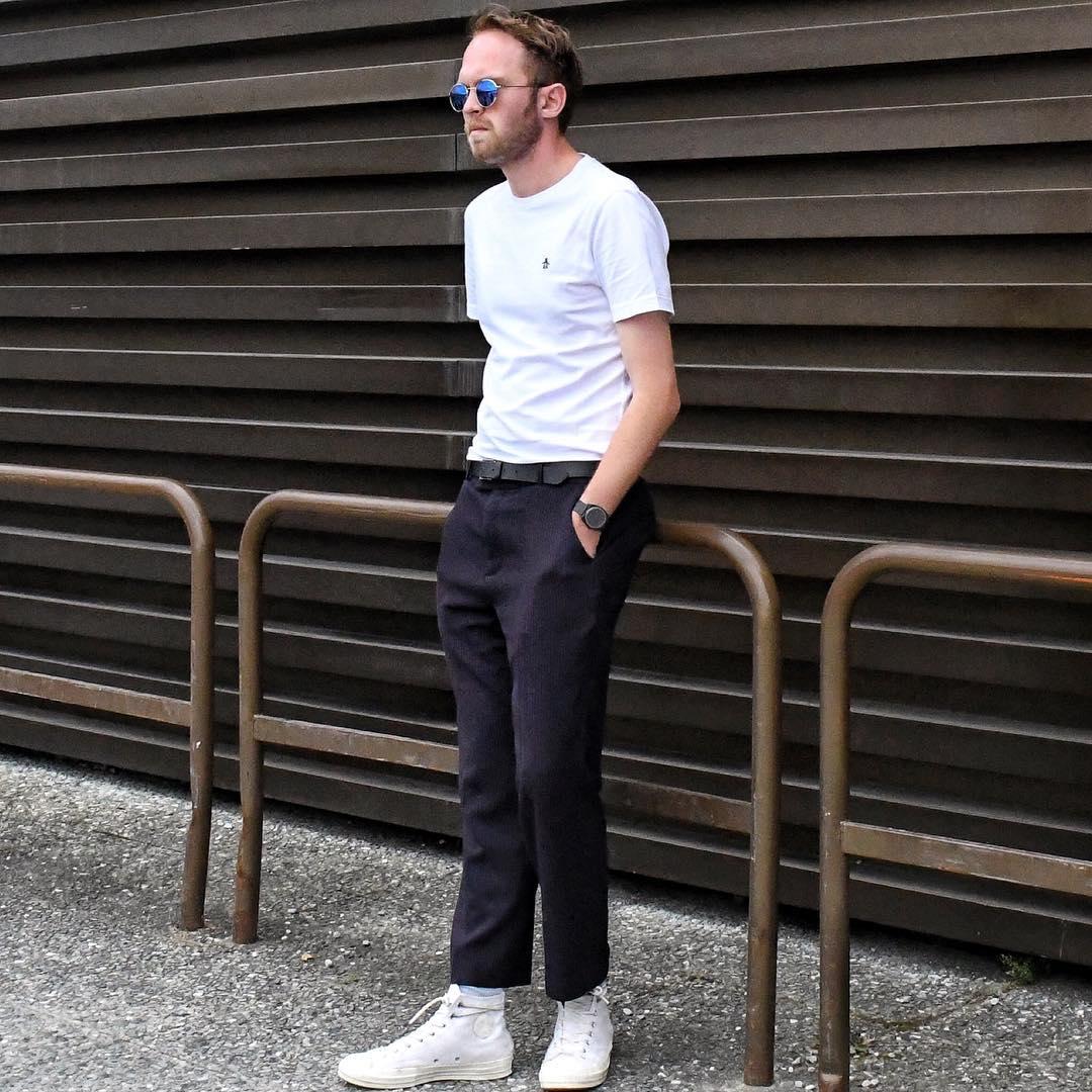 高个子穿高帮鞋的搭配,矮个子男生穿高帮鞋还是低帮鞋好