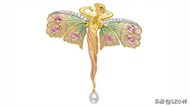 珐琅珠宝首饰设计,复古珐琅珠宝