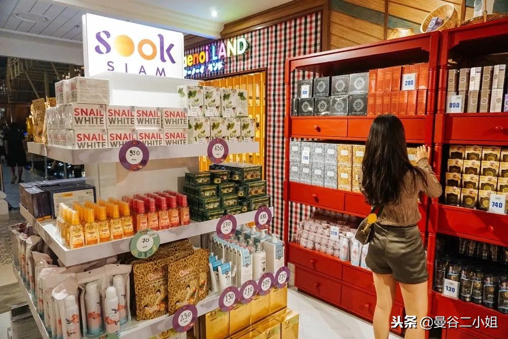 泰国曼谷水上商场,泰国室内水上集市