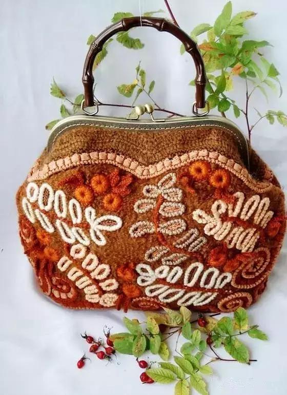 31款超美的爱尔兰钩花包，绝对让你爱不释手，独特的美！附教程