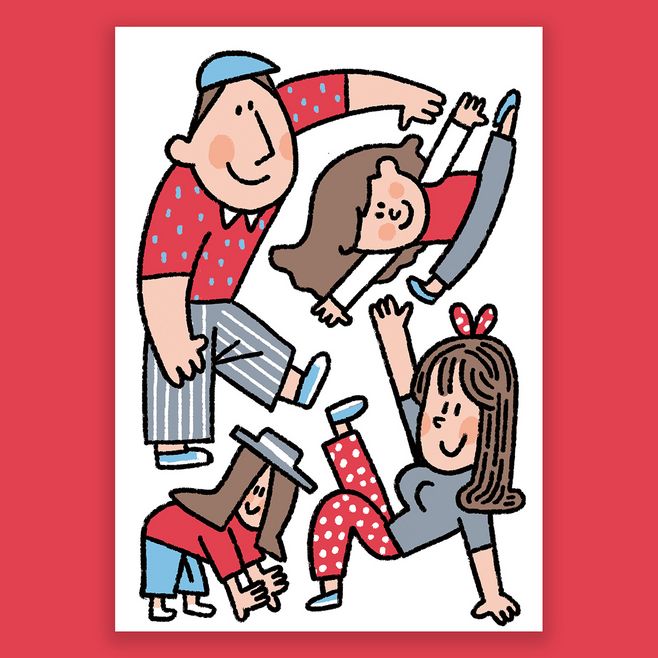 超可爱的手绘简笔画,简单的Q版简笔人物绘画