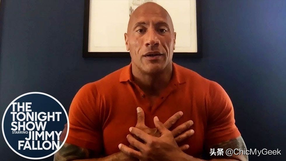 巨石强森被小女孩嘲讽后续,巨石强森被妈妈说瘦成皮包骨