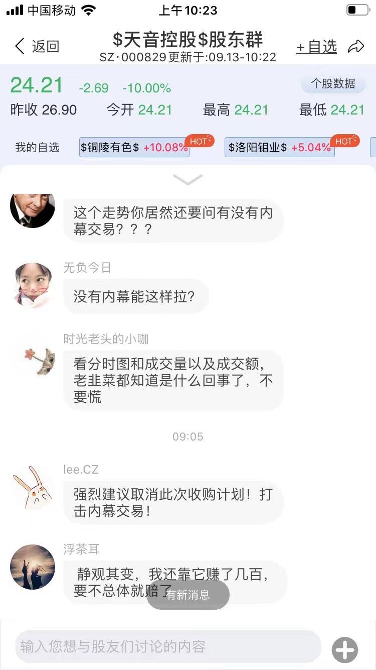 60万手封跌停！天音控股此前离奇大涨260%，内幕交易传闻被问询