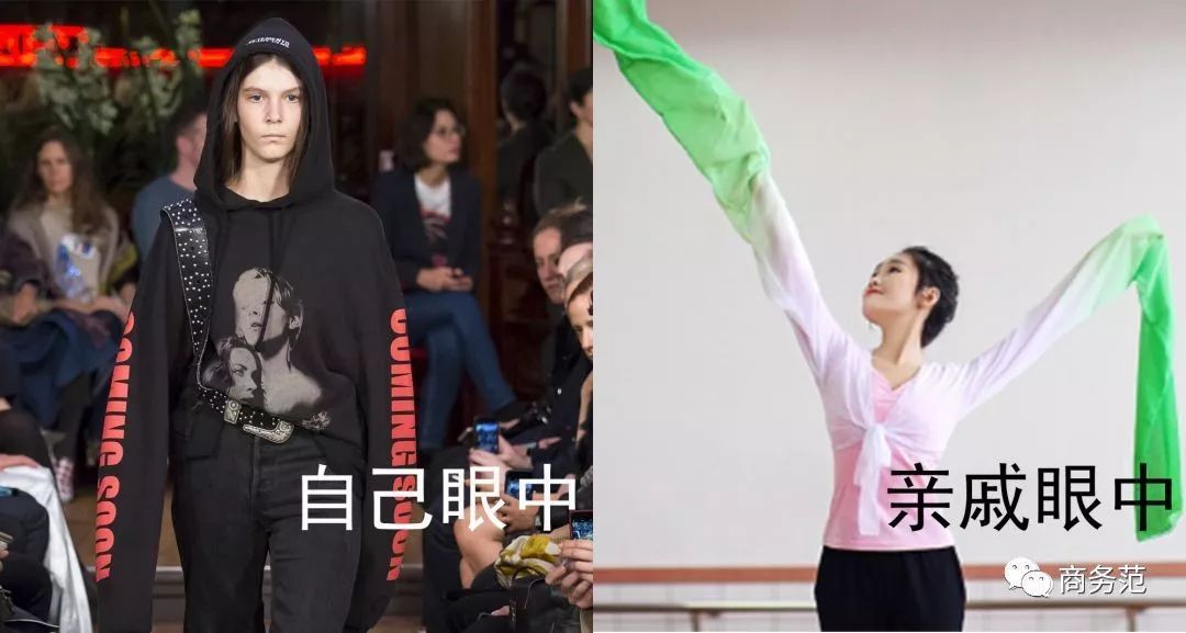 你眼中的自己亲戚眼中的你,自己眼中的你vs男朋友眼中的你