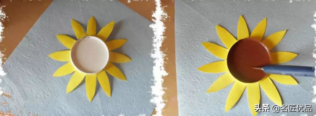 幼儿园向日葵绘本手工制作简单的,向日葵手工diy图片大全大图