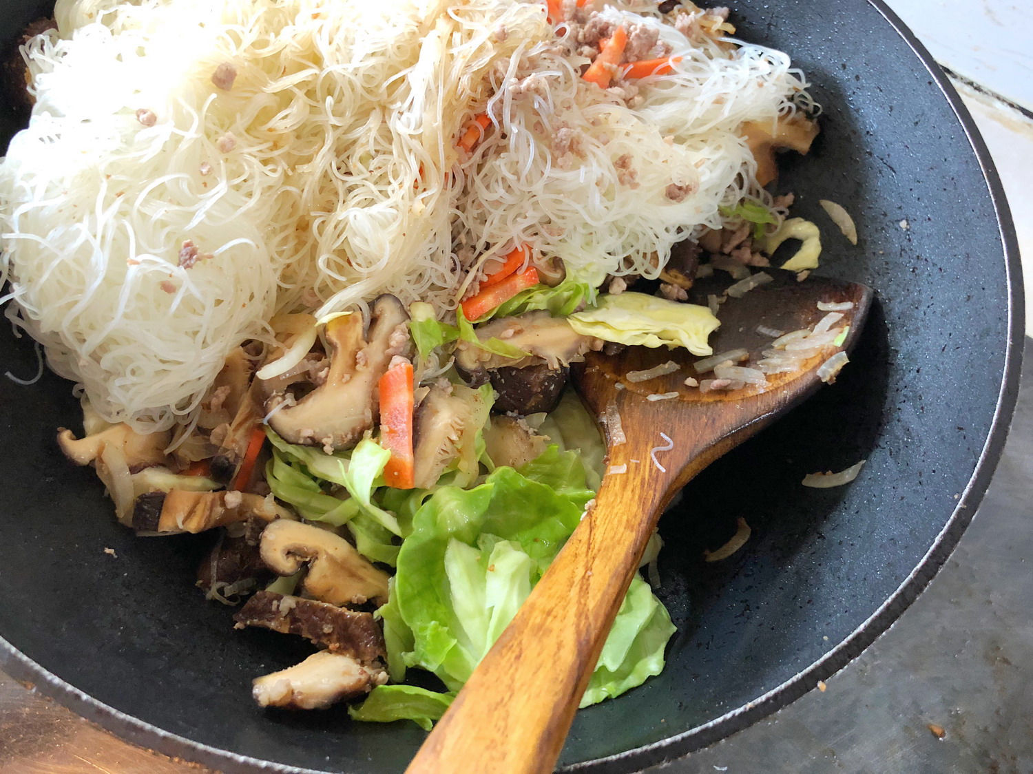 台湾炒米粉,台湾街头美食炒米粉