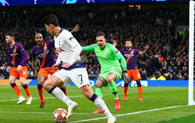 欧冠1/4决赛：热刺1-0曼城，亚洲球王孙兴慜“一招锁定胜局！”