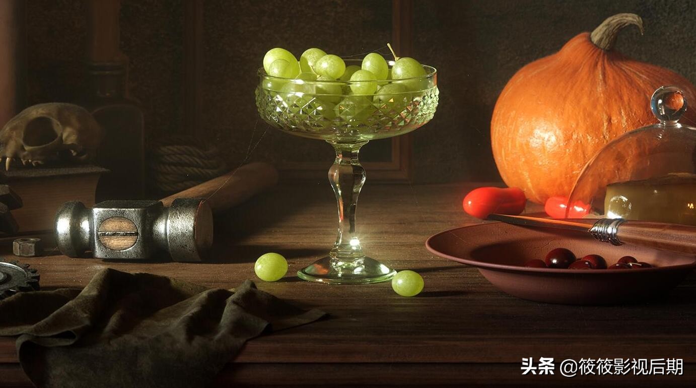 blender建模与c4d建模,c4d入门建模案例戴帽子的人