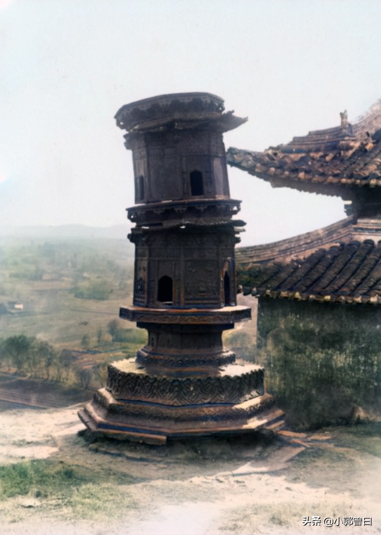 镇江北固山甘露寺半截宋代铁塔,镇江甘露寺以前照片