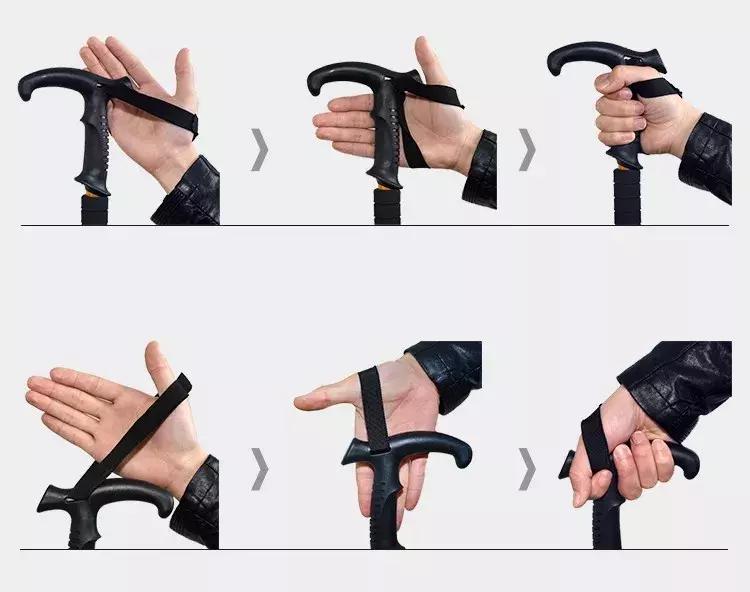 下山登山杖的正确用法,登山杖的正确使用方式图解