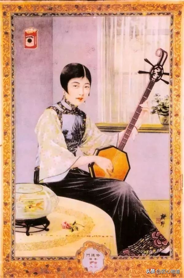 民国风--岁月里的民国香烟广告画都是大美女