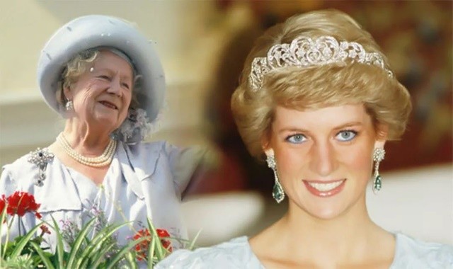 英女王母亲宠爱戴安娜,英女王哈里奶奶