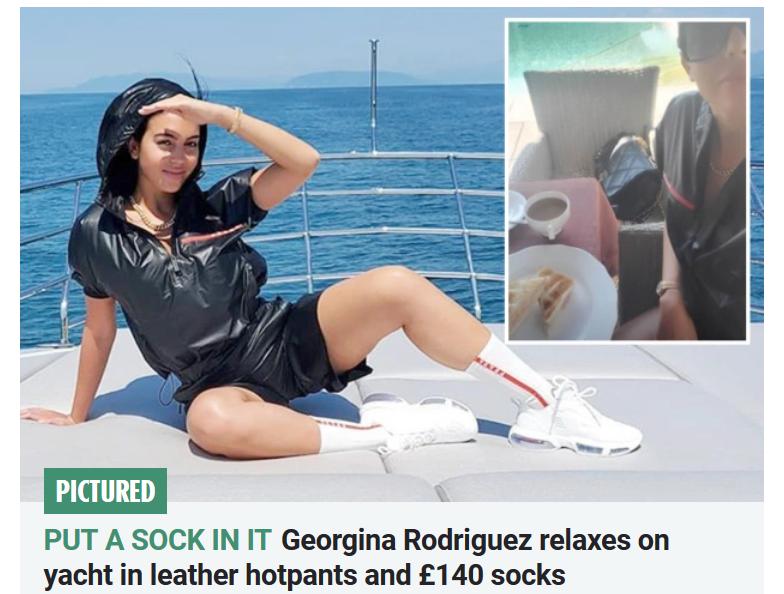 c罗袜子,c罗女友炫富