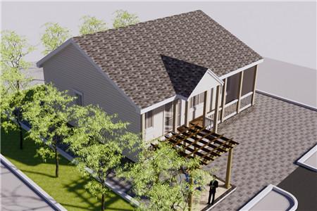 一层小别墅15万,农村最精致大气一层别墅