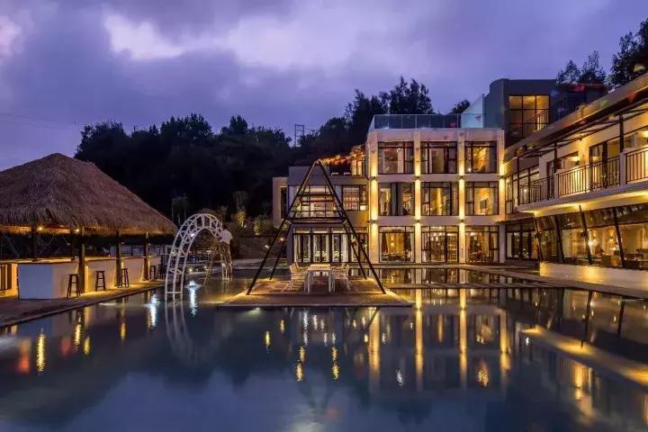 ins风轻奢民宿,ins风湖景民宿