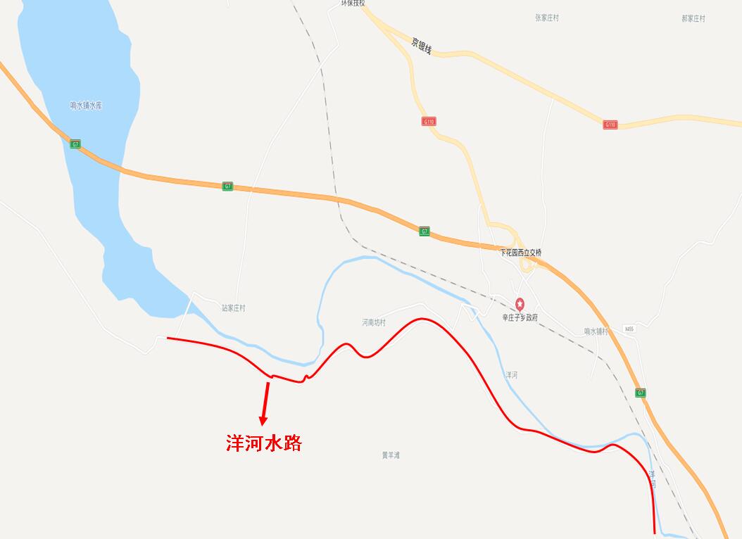 张家口市洋河河道,洋河风景