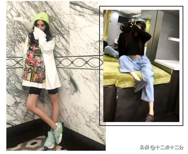 权志龙姐姐的品牌2021年服装走秀,杨颖穿权志龙联名衣服