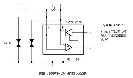rs485接口电路图示意图,rs485接口电路