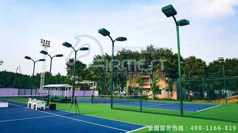 硅pu网球场搭建,一片标准网球场的规格