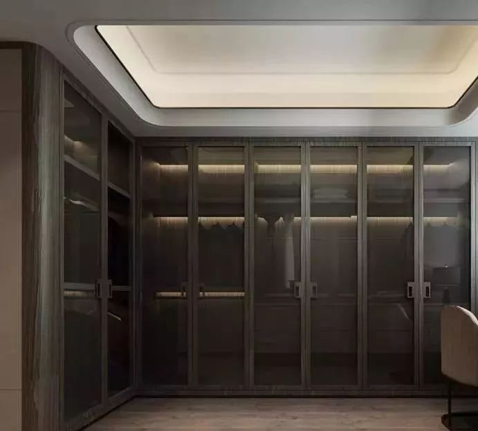 现代港式轻奢大平层设计效果图,港式轻奢大宅