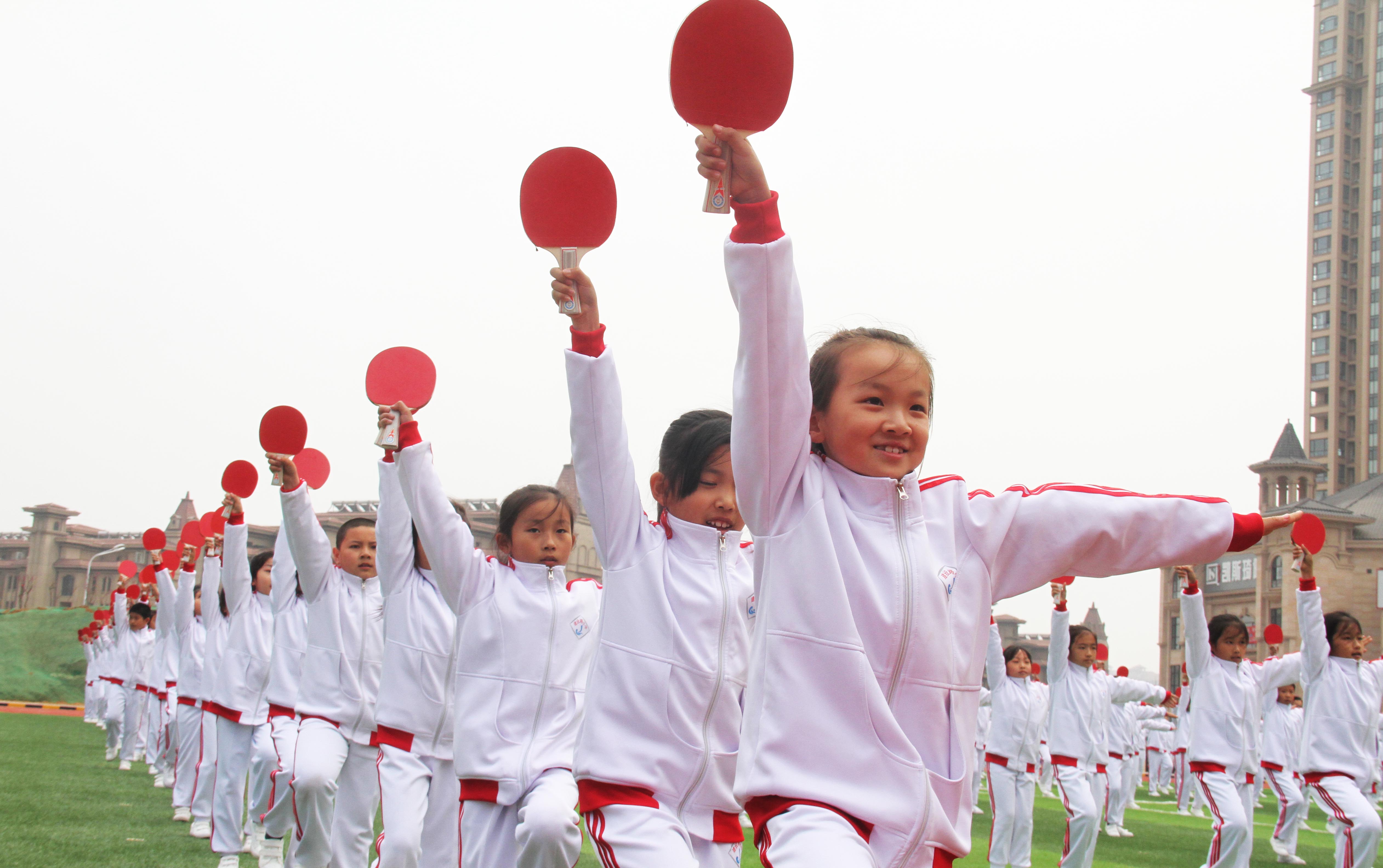 港城师生唱响运动之春序曲