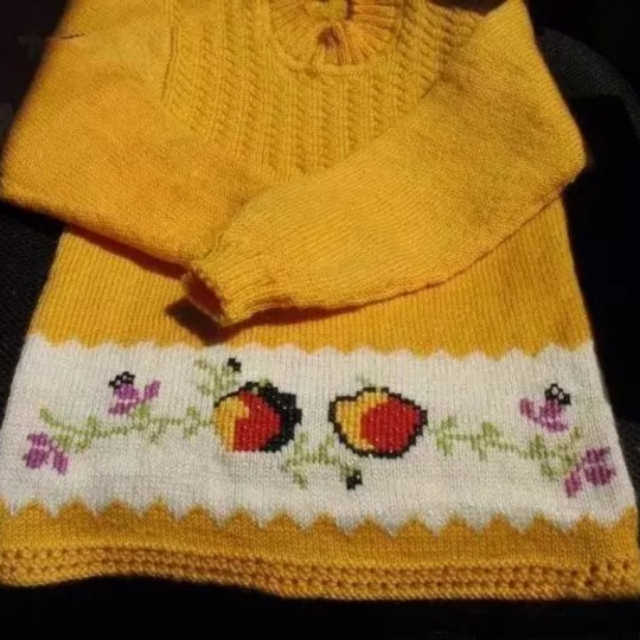 100种毛衣十字绣简易花卉图案,简单儿童毛衣十字绣图案大全集