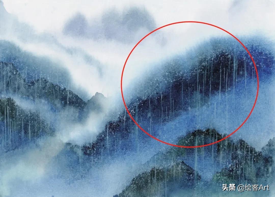 简单的水彩山水画教程,简单的水彩风景画怎么画