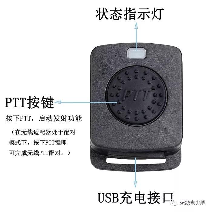 Ailunce无线电对讲机蓝牙耳机PTT套件