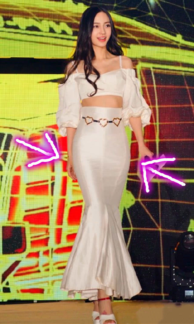 杨颖黄晓明提裙摆,杨颖黄晓明裙摆