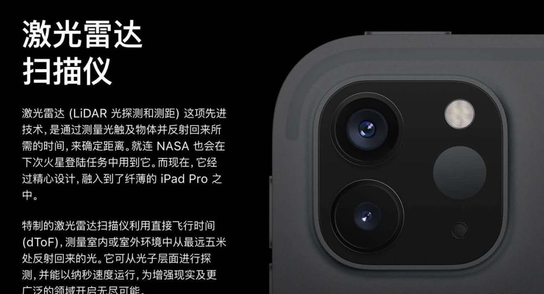 ipadpro第四代激光雷达怎么使用,ipadpro正式发布双摄激光雷达