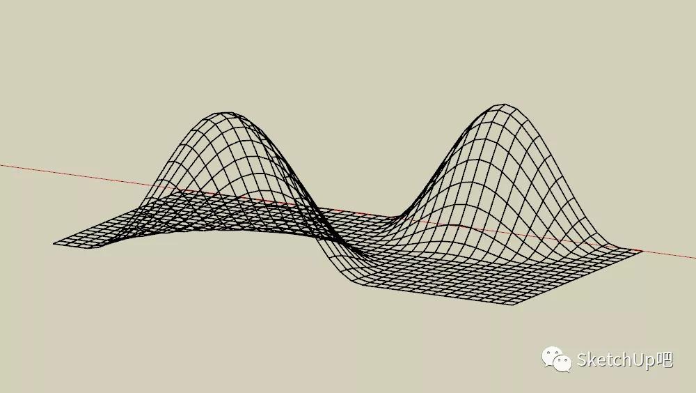 su曲面建模,su四坡屋顶建模