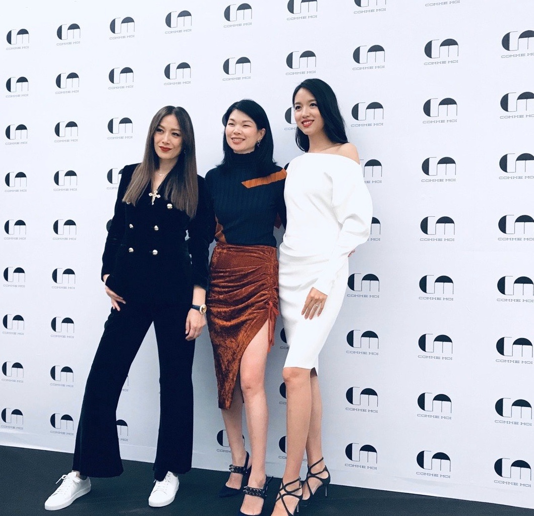 张梓琳真合影杀手！同框吕燕和任达华妻子琦琦，182身高够吸睛