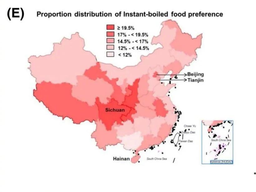 中国的饮食与疾病,首张国人饮食与疾病地图