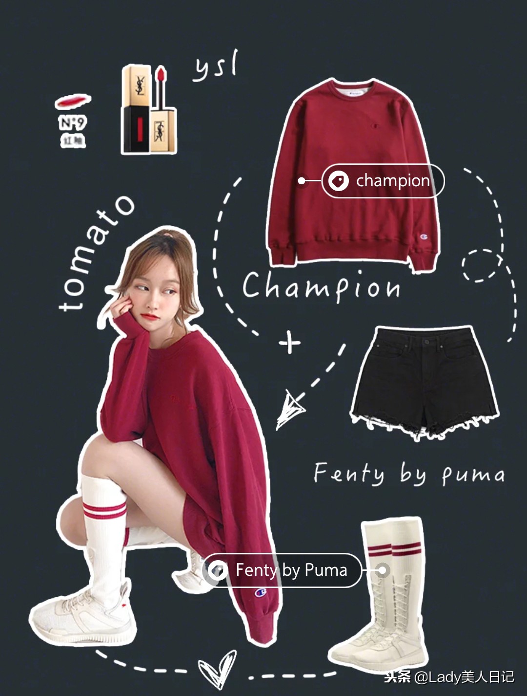 卫衣+裙子又被穿火了，加个小帽子可爱死了，什么身材都能穿